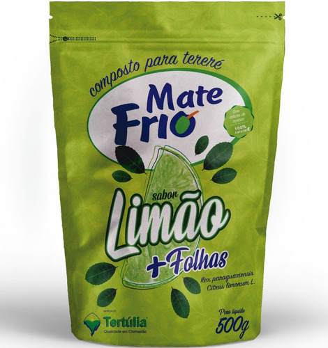 Erva Mate Frio Tereré Limão + Folhas Tertúlia 500g