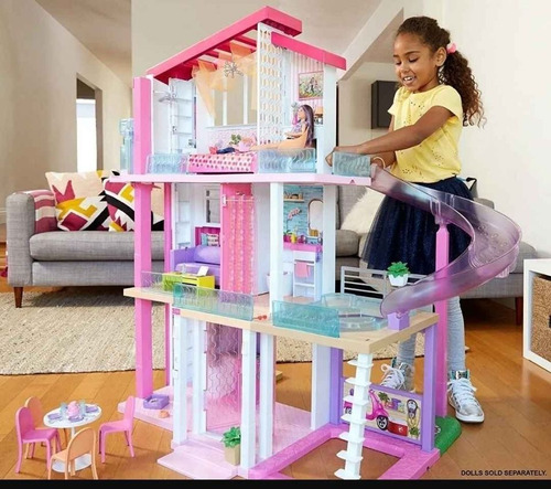 Casa De Ensueños De La Barbie Dreamhouse Mansion De 3 Pisos