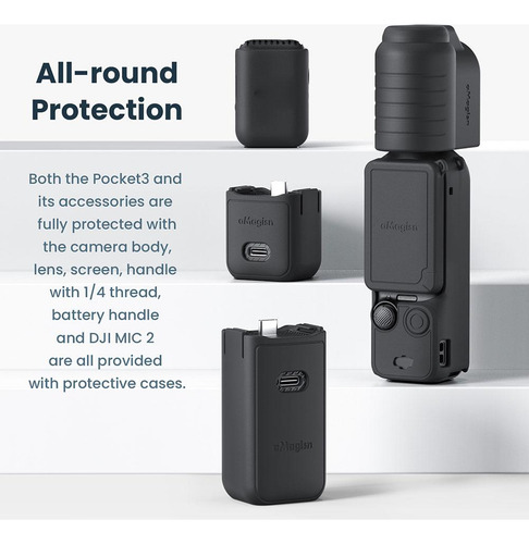 Capa Protetora De Silicone Para Câmera Esportiva Dji Osmo Po