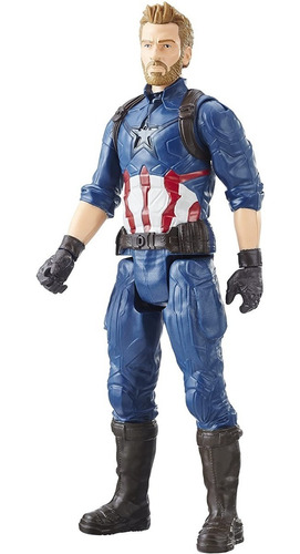 Figura Capitán América Marvel Infinity War Titan Hero Series