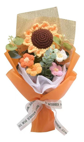 Ramo Girasol Tejido Regalo Maestros/día Madre