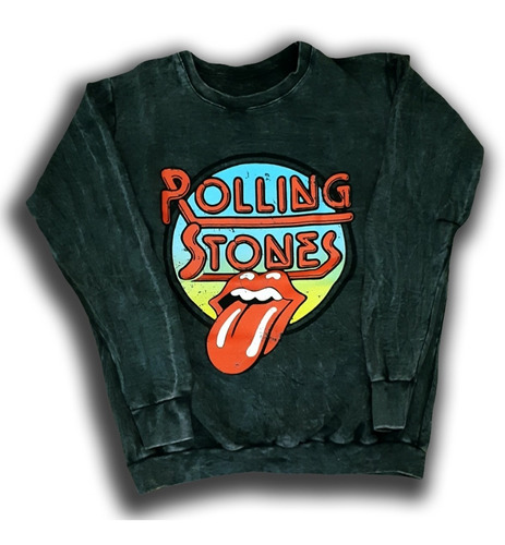 Buzo Rolling Stone Lengua Retro Nevado Clasico. Lupe Store