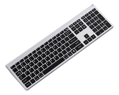 Teclado 108 Inalambrico Español Recargable 2.4g Wireless Tec