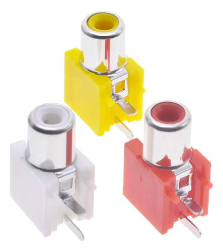 Av Concentrico Outlet 1 Rca Hembra Jack 2-pin Conector Pcb