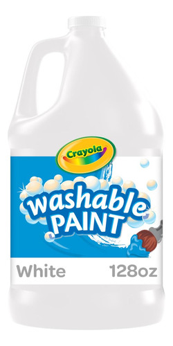 Crayola Pintura Lavable Número 54--053, Gl, Blanco