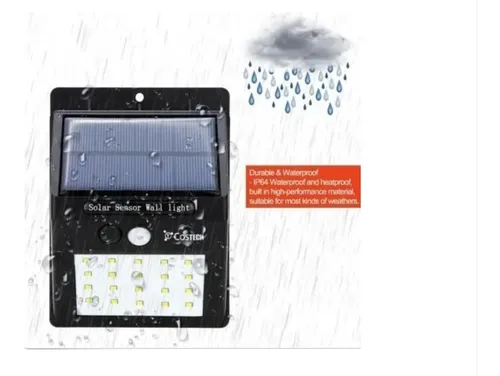 Foco 30 Led Solar Exterior E Interior