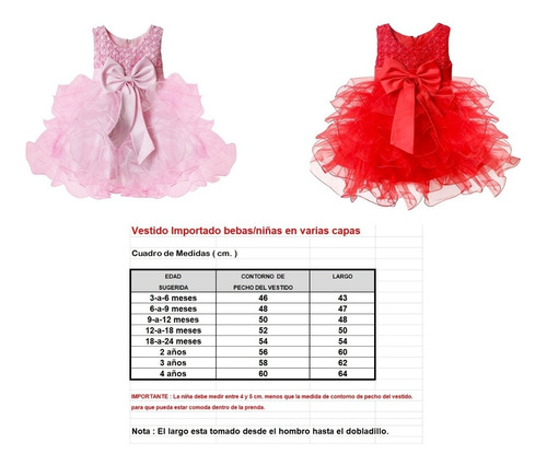Finisimo Vestido De Fiesta Para Niñas En Varias Capas | Envío gratis