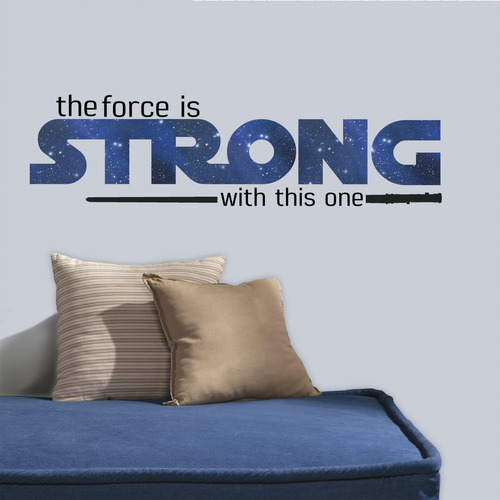 Rmk3077scs Star Wars Classic The Force Is Strong Quote ...