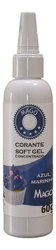 Corante Soft Gel Azul Marinho 60g