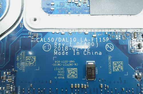Motherboard N7y27 Dell Inspiron 15 5570 Core I5 Amd Radeon