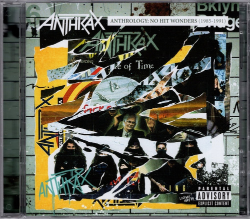 Anthrax Anthrology No Hit Wonders 1985-1991 / 2 Discos Cd 