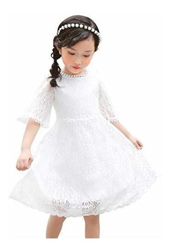 Youwon Flower Girls Dress Lace Vintage Country