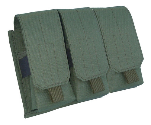 Portacargador Triple Para 3 Cargadores Molle - M4 M5 M16 Fal