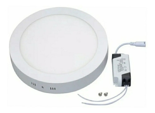 Foco Led Panel 18 Watt, Sobrepuesto, Luz Calida