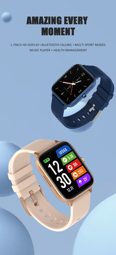 Pulsera Inteligente Upgrade Gt 1.7 Pulgadas Fitness Color De La Caja Gris Color De La Correa Negro Color Del Bisel Gris Oscuro Diseño De La Correa Cosmopolitan