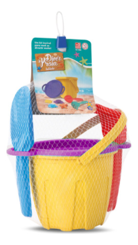 Set Juego De Playa Balde Con Accesorios Divertoys Ik