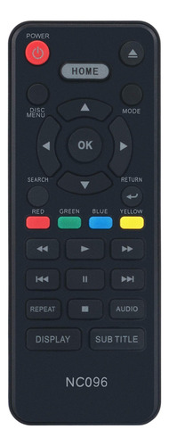 Control Remoto Reemplazado Nc096ul Compatible Con El Reprodu