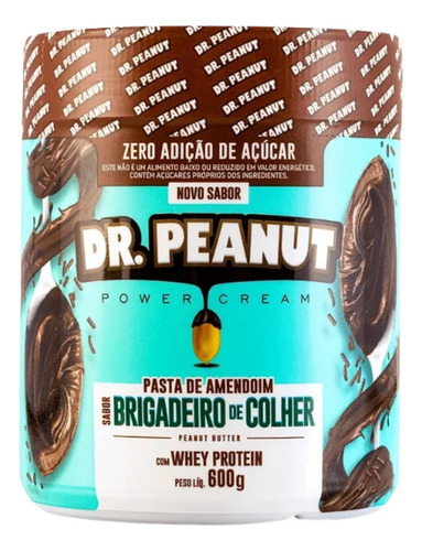 Pasta De Amendoim Dr Peanut Pote 600g - (diversos Sabores) Sabor Brigadeiro De Colher