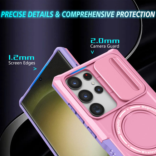 Funda Hybrid Armor Para Samsung Galaxy S23, S24 Ultra