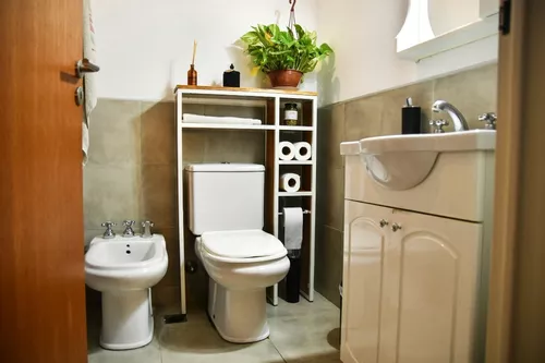 Estantería Sobre Inodoro Para Baño Estilo Industrial