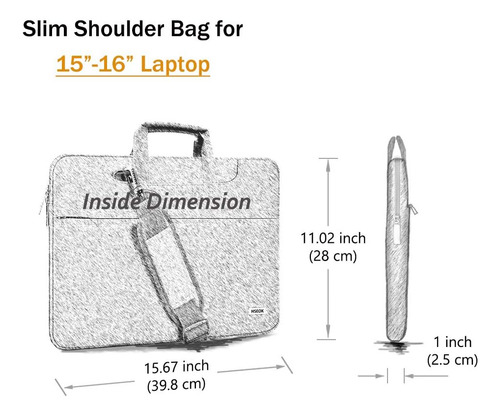 Bolsa Protetora De Notebook De 15,6 Polegadas, Hseok, Rosa