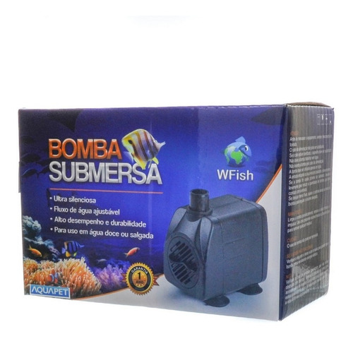 Wfish Bomba Submersa Wf-2000 35w 2000l/h 220v