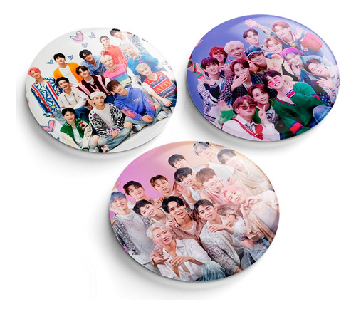 Bottons Seventeen 3,5cm - Kpop Kit 1 Seventeen