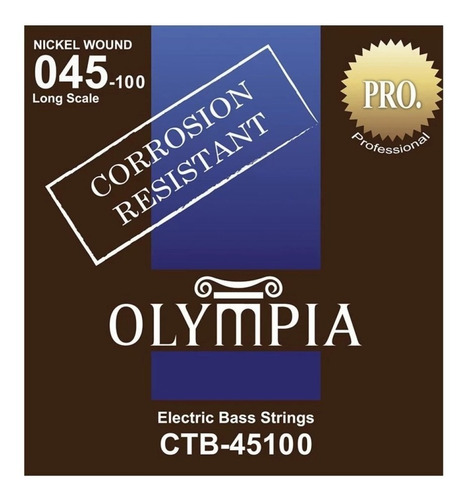 Encordado Para Bajo 4 Cuerdas Olympia Ctb45100