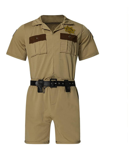 Mens Reno Lt Dangle Traje De Policía Sheriff Troopers Unifor
