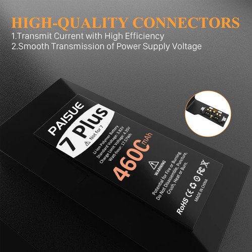 Bateria Para iPhone 7 Plus 4600 Mah Alta Capacidad Mejorada