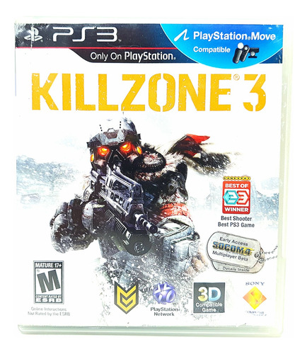 Killzone 3 - Mídia Física Ps3