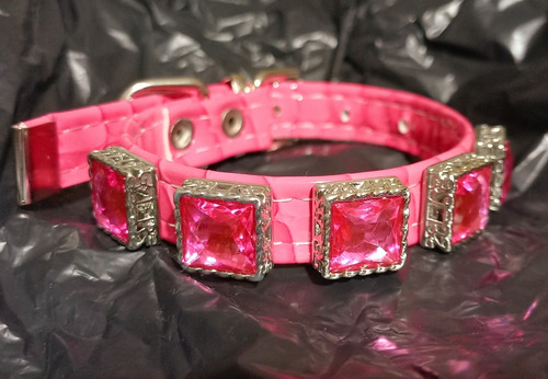 Imagen 2 de 5 de Collar De Lujo Carlitos Glam Perro Toy Con Glamour