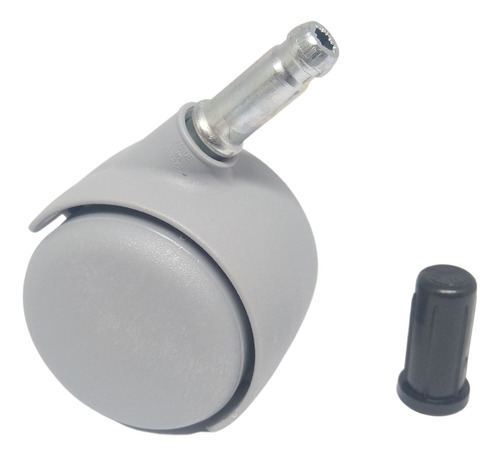 Rodízio Para Mocho Com Bucha Pvc (cinza) Kavo/outros Cor Cinza