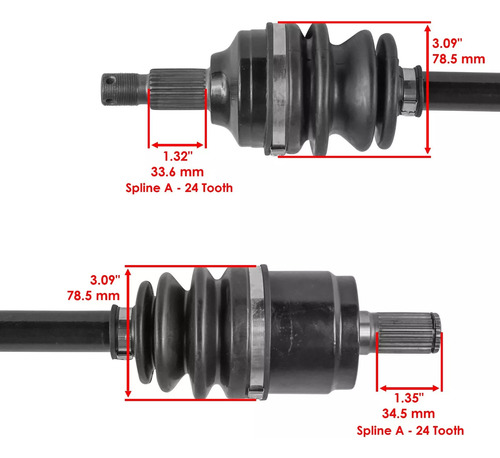 Juntas Delanteras Honda Trx420fa5 Fa6 Rancher 420 4x4 15-19