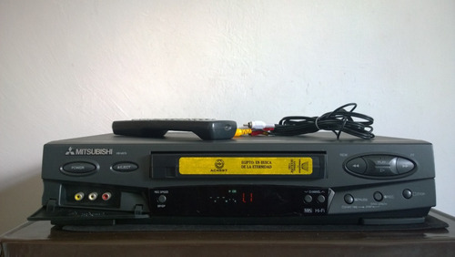 Imagen 4 de 8 de Videocasetera Mitsubishi Vhs Mod. Hs- U575 Control Retroilum