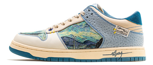 Sneakers Van Gogh, La Noche Estrellada #26 Mx