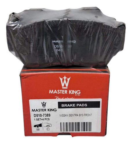 Pastillas De Freno Delantera Nissan Sentra B13 1.6 (91-94)