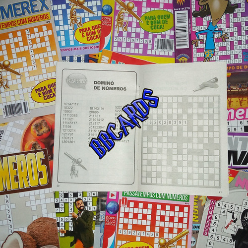 Revistas Passatempos Com Números Numerix Numerox Numerex