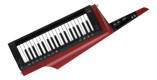 Teclado Korg Rk-100s-2 Sintetizador Keytar P/ Performance Rd Cor Vermelho