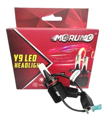 Luces Led Fija Y9 Csp H7 8000 Lumens 6500k Morumo