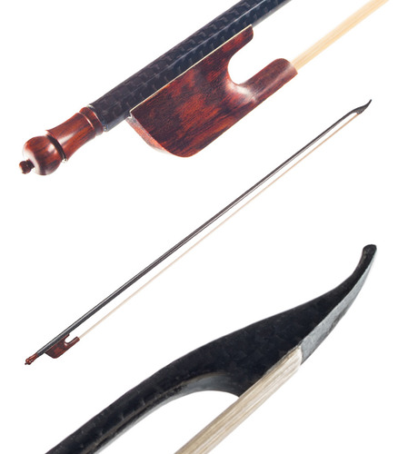 Violin Bow Carbon Violin Barroco 4/4 Stick Veneer Round