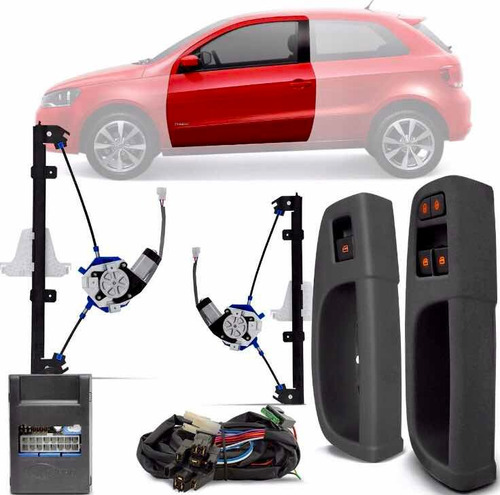 Kit Alza Cristales Eléctricos  Vw Gol Trend 3 Puertas Dp20