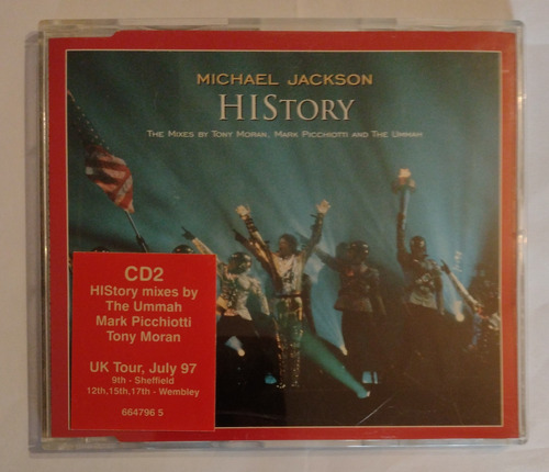 Michael Jackson History Cd 2 Maxi Ingles 5 Temas