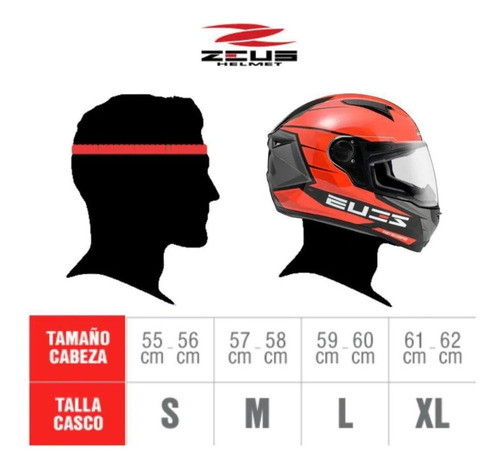 Imagen 4 de 4 de Casco Zeus 507