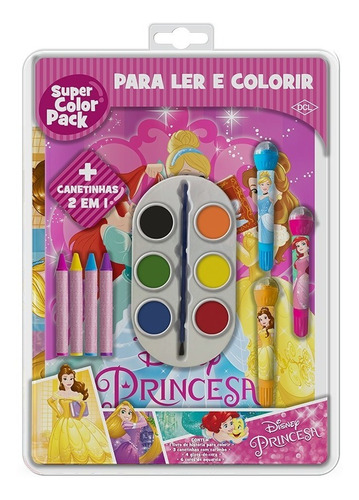 Livro Disney - Super Color Pack - Princesas