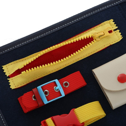 Toddler Busy Board: Juguete Sensorial Para Viajes Y Habilida