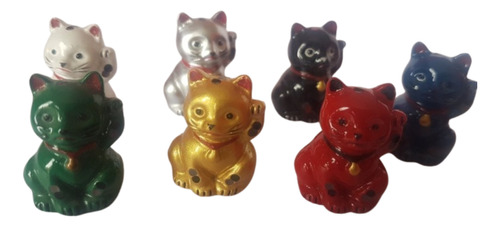 Gatito De La Suerte O Fortuna (maneki Neko) Vs Colores Japón