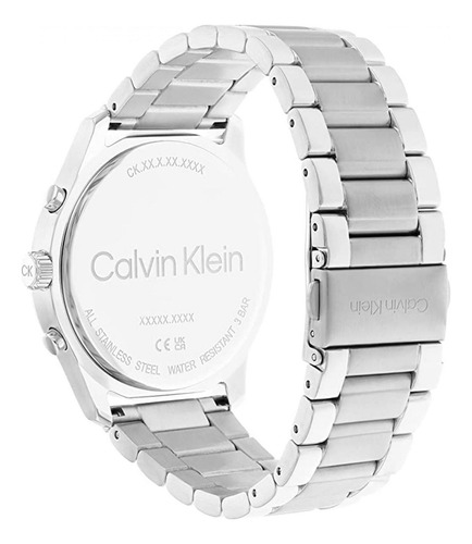 Reloj Para Hombre Calvin Klein Ambition 25200208 Plateado