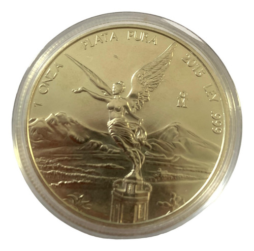 Onza Plata Libertad Ley .999 Incluye Capsulita De Plástico