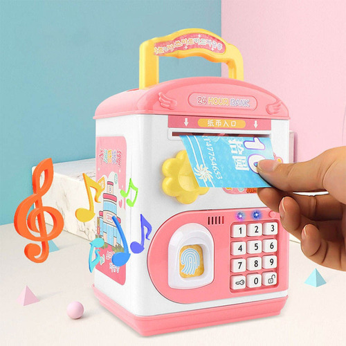 A Cofrinho Cofre Caixa Meninos Meninas Caixa Cor De Rosa